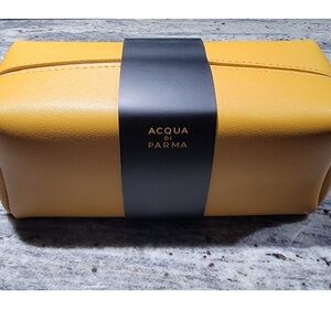 Acqua Di Parma Tan Leather - Air Canada business class pouch